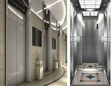 0.63m/s 320KG automatischer synchroner Gearless Zugkraft-Aufzug des Passagier-Aufzugs-P.M.