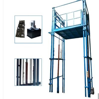 8 Tonnen Handelsdes fracht-Aufzugs-4 des Boden-1200KG Hebebühne-