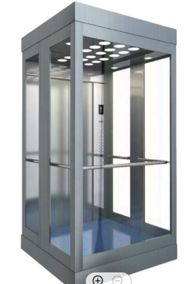 Quadrat-runder Glasaufzug Wohn