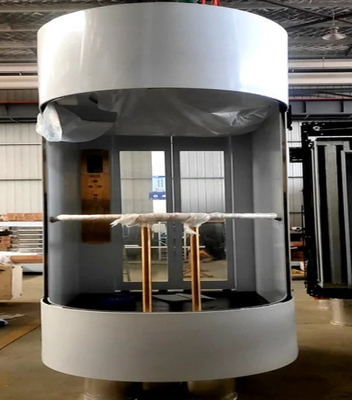 Wohnpersonen-Gearless Bewegungsaufzug des Quadrat-Glaspanoramische Aufzugs-6