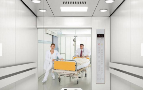 FUJIS 6 Maschinen-Raum des Personen-Krankenhaus-Bett-Aufzugs-2.0m/s abzüglich der Zugkraft