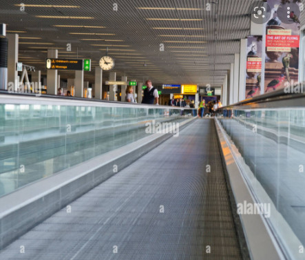 Flughafen-beweglicher Gehweg 1400mm Travelator FUJIS 5000KG im Freien