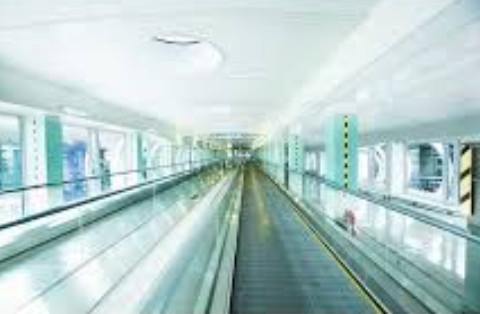VVVF steuerte Flughafen-bewegliche Gehweg 0.65m/s Rolltreppen und Travelators