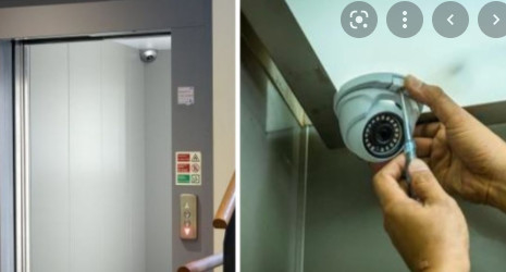 Analoger CCTV-Überwachungskamera-Aufzug