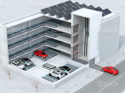 Parkfahrzeug-Aufzugs-Aufzug ICP des Gebäude-0.75m/s Zugkraft Wechselstroms VVVF