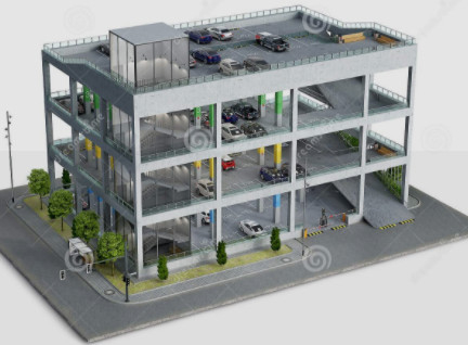 Parkfahrzeug-Aufzugs-Aufzug ICP des Gebäude-0.75m/s Zugkraft Wechselstroms VVVF