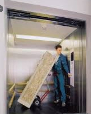 2 Tonnen befördern Steuervertikalen Fracht-Aufzug des Technologie-Aufzugs-VVVF