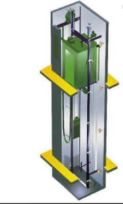 Personen Fujilift des Fuji-Maschine Roomless-Passagier-Fracht-Aufzugs-6